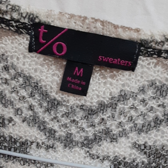 Aztec Tribal Print Open Front Cardigan - Picture 3 of 6